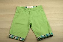 Светло зелени  къси панталони - BOY'S STUDIO за 14 и 16 години