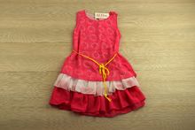 Розова детска рокля - SMILE YES за 8, 10, 12 годишни