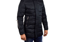 дълго мъжко зимно яке
