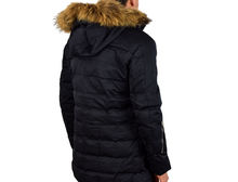 якета с естествен косъм за зимата