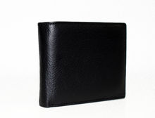 Черен мъжки портфейл ЕСТЕСТВЕНА КОЖА - 802