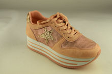 Розови дамски спортни обувки - А 8028