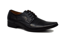 Черни мъжки официални обувки - 356