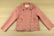 Розово сладурско яке за момичета- 9206- сезон пролет есен от 8 до 16 г.