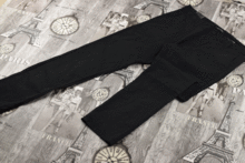 Мъжки  черен официален панталон - MID POINT