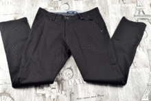 Черен мъжки класически панталон - GALACTIC