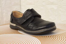 Дамски ежедневни обувки с лепка-9527-черни