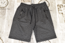 Мъжки къси панталони спортни - 5005 - черни