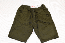 Мъжки къси панталони - 79041 - тъмно зелени