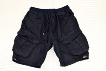 Мъжки къси панталони със странични джобове - 79039 - тъмно сини