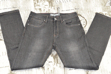 Ватирани мъжки дънки за зимата - 753 - черни