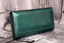 дамски портфейл естествена кожа