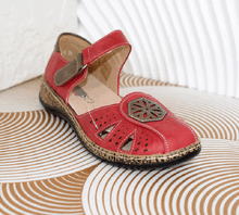 Дамски ежедневни сандали - 9505 - бордо